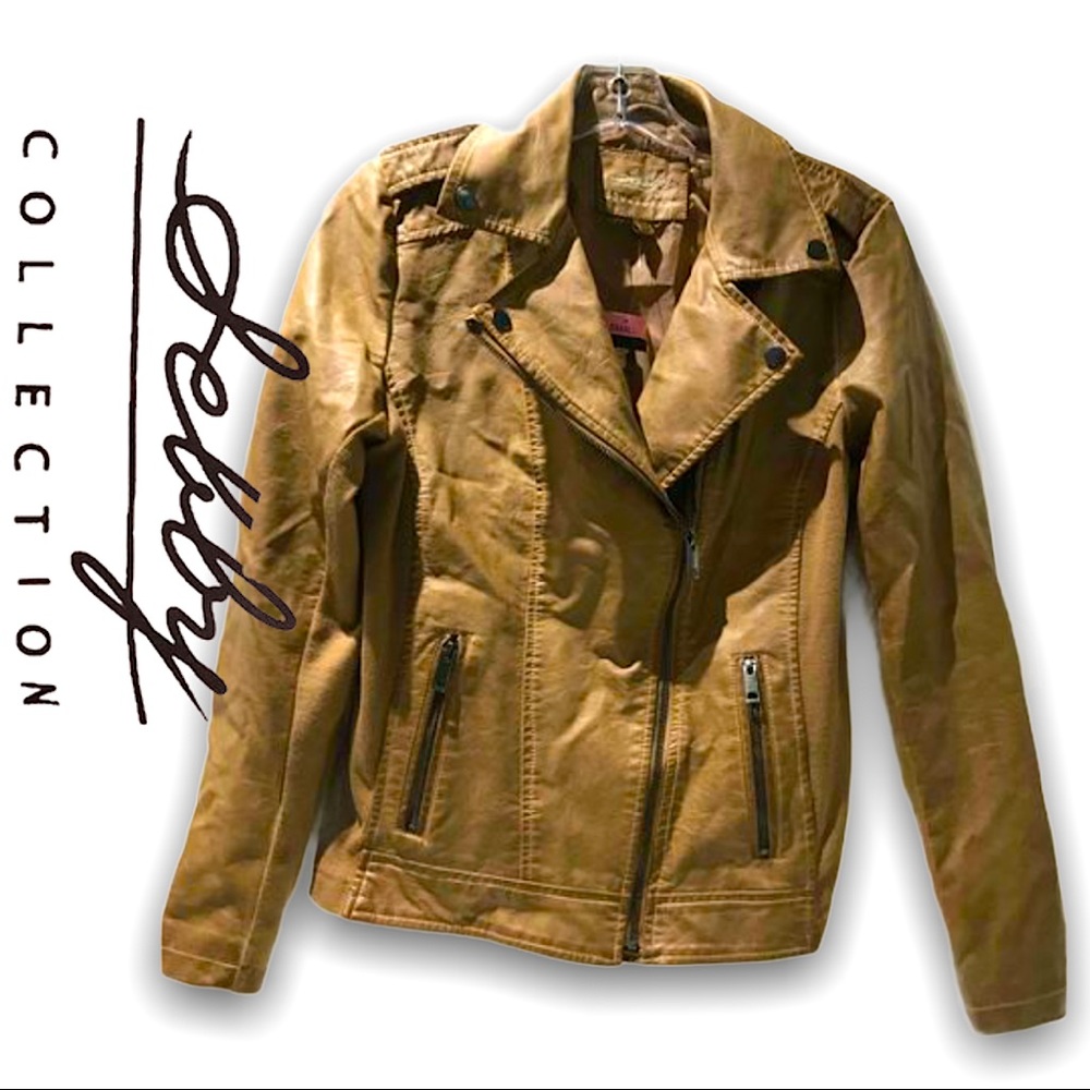 Sebby Faux Leather Biker Jacket🛍️